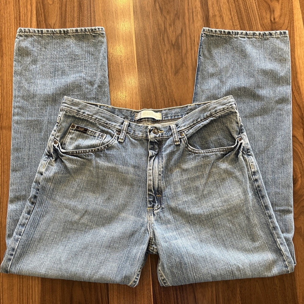 Lee Relaxed Fit Straight Leg Men's Jeans Size 38x32